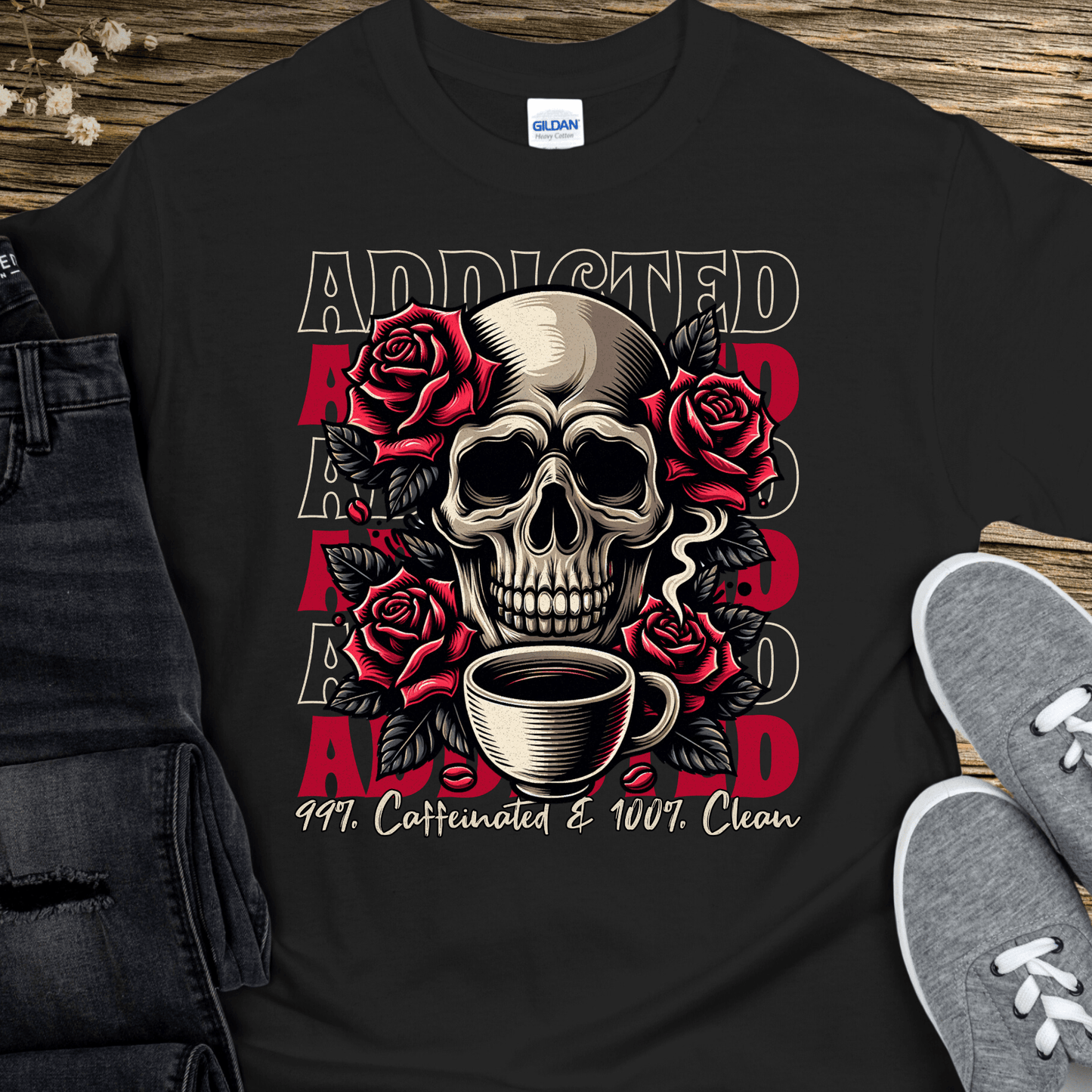 Recovery T-Shirt | Inspiring Sobriety |  Addicted