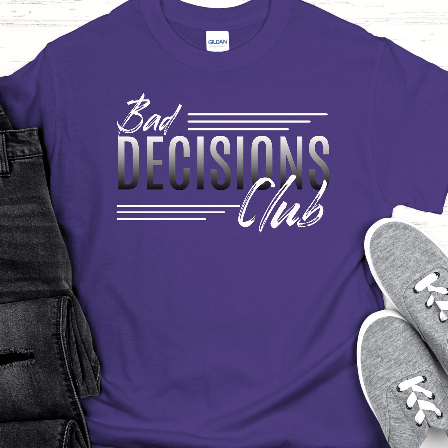Recovery T-Shirt | Inspiring Sobriety |  Bad Decisions Club