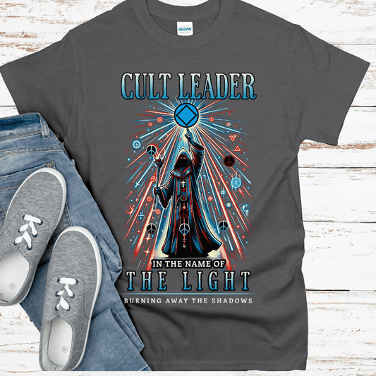 Recovery T-Shirt | Inspiring Sobriety |  Cult Leader (NA Symbol)