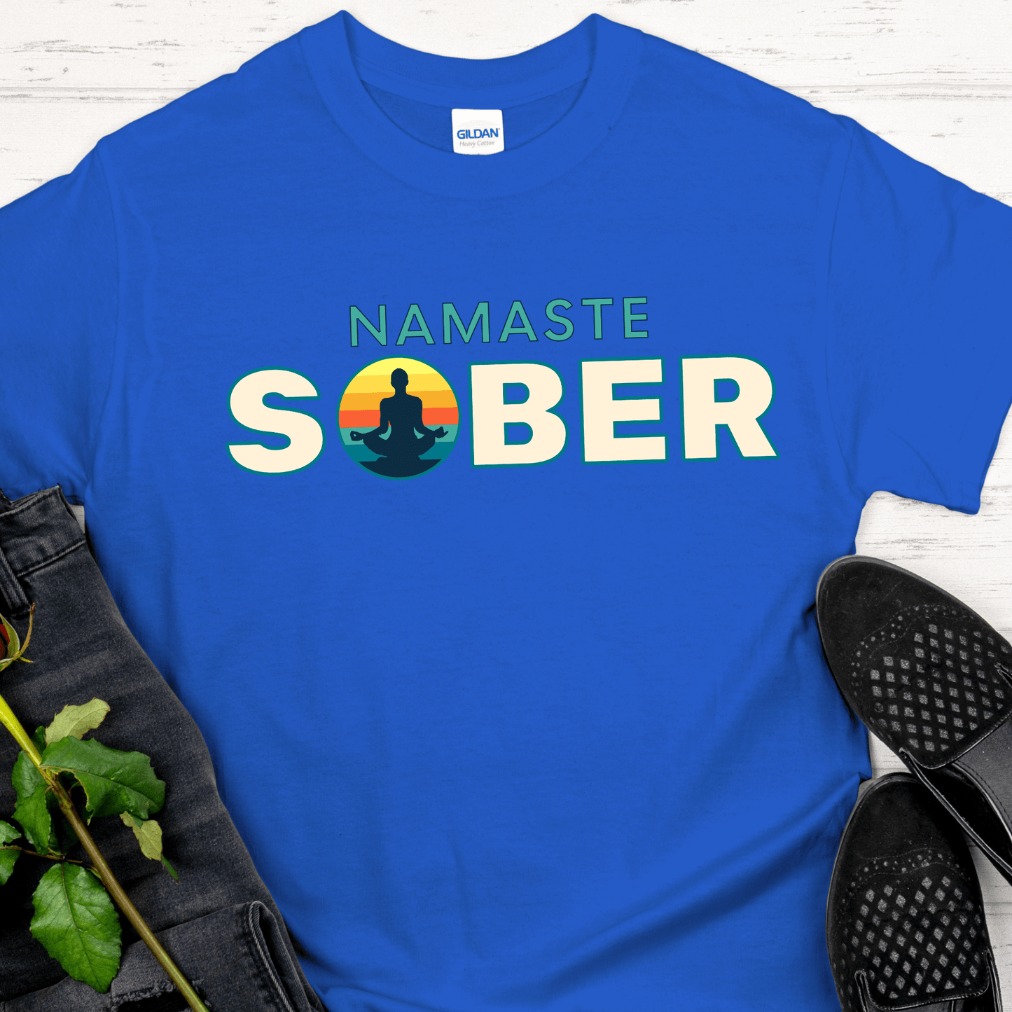 Recovery T-Shirt | Inspiring Sobriety |  Namaste Sober