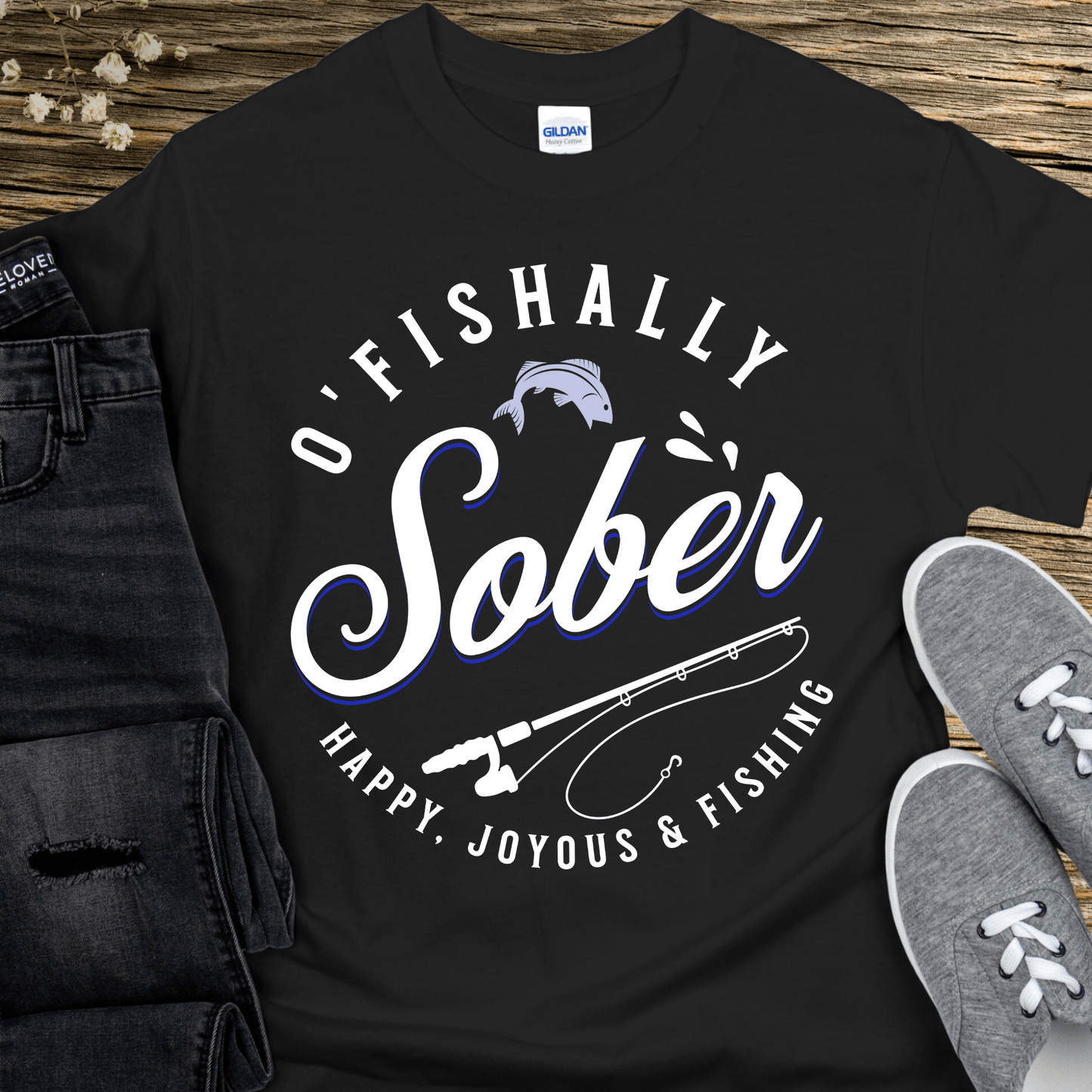 Recovery T-Shirt | Inspiring Sobriety |  O'Fishally Sober