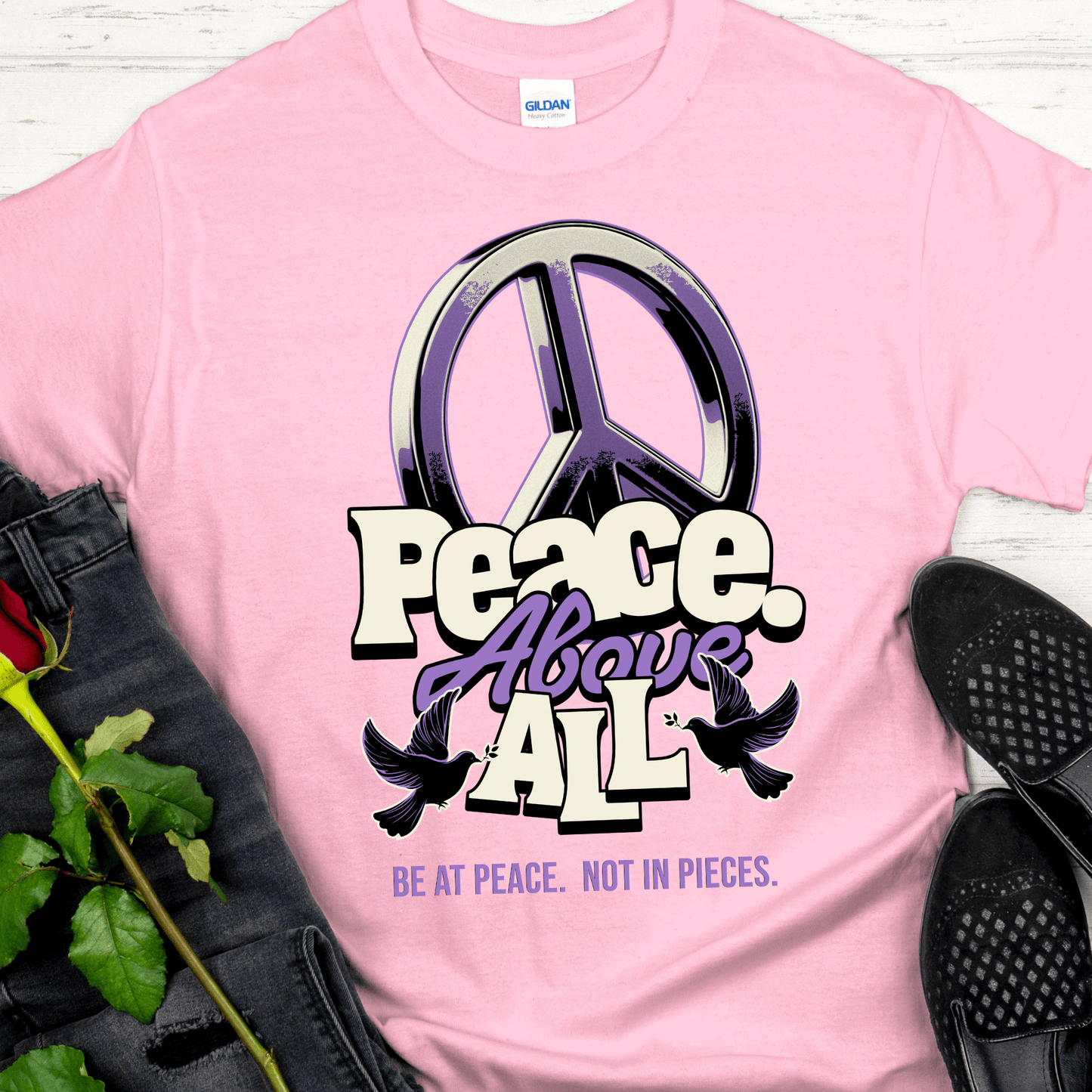 Recovery T-Shirt | Inspiring Sobriety |  Peace Above All