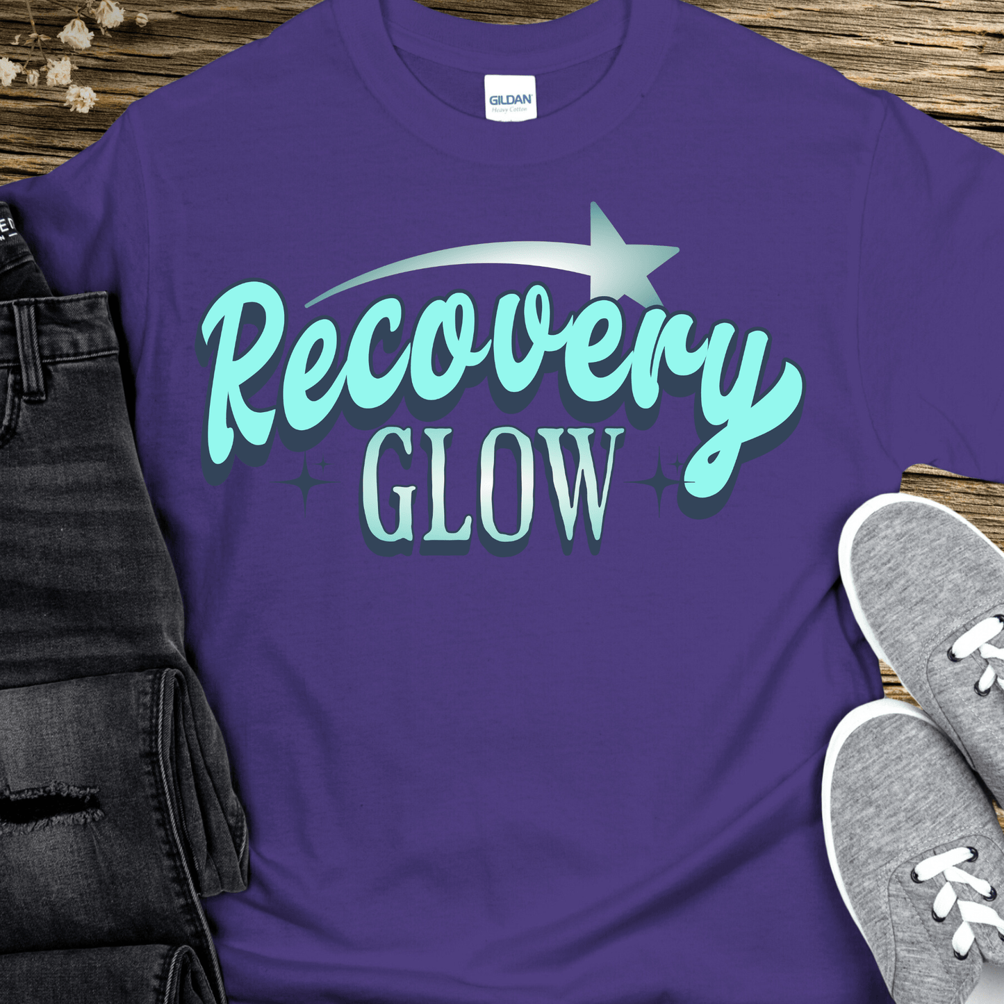 Recovery T-Shirt | Inspiring Sobriety | Recovery Glow