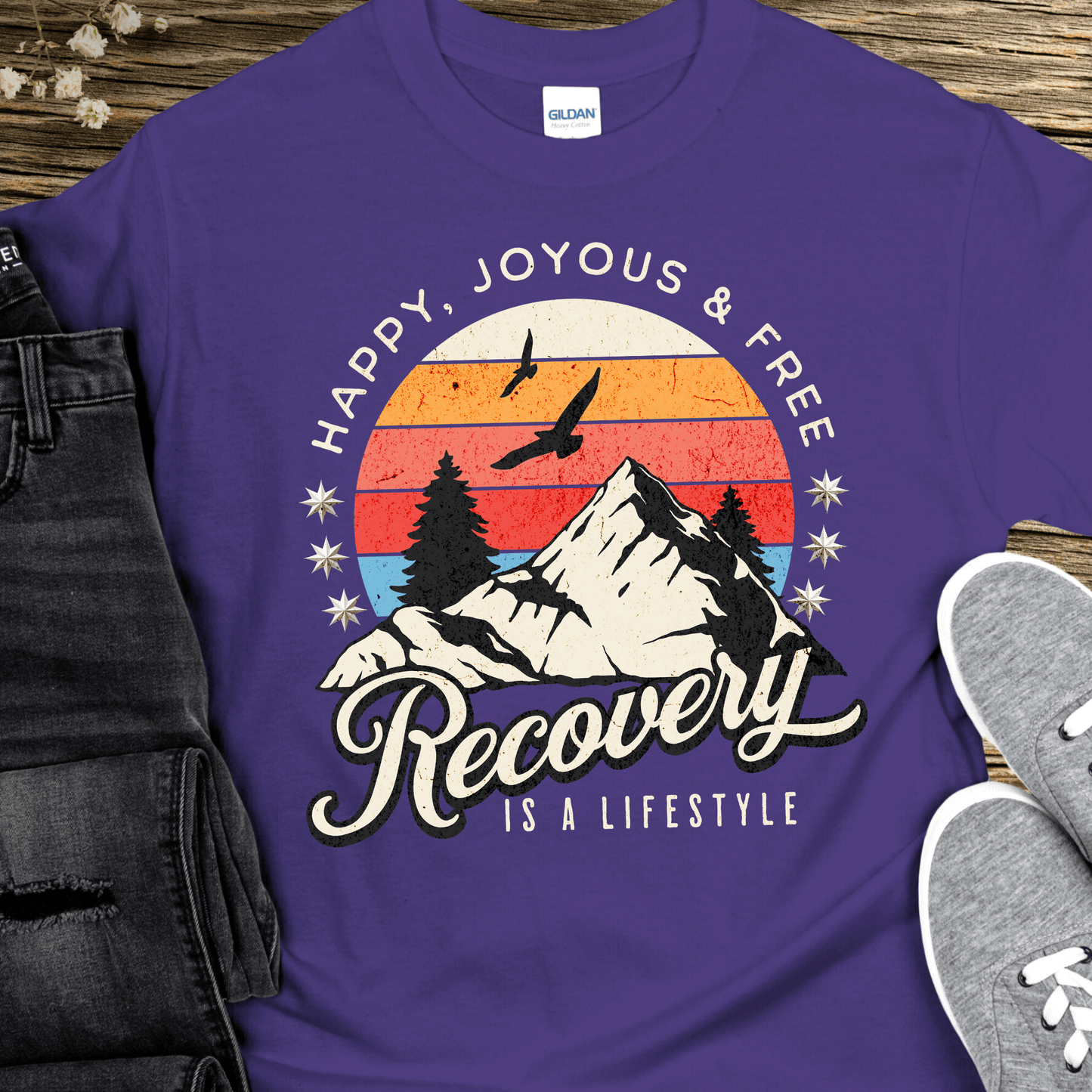 Recovery T-Shirt | Inspiring Sobriety |  Recovery Is a Lifestyle