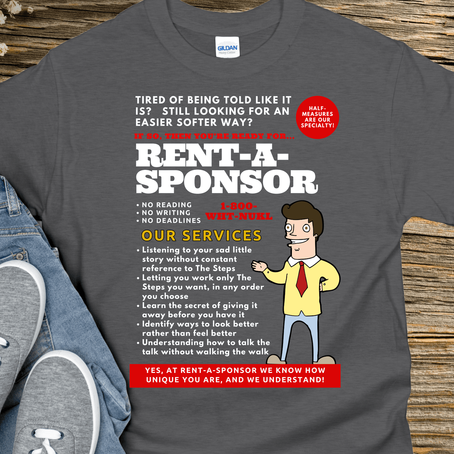 Recovery T-Shirt | Inspiring Sobriety |  Rent-A-Sponsor