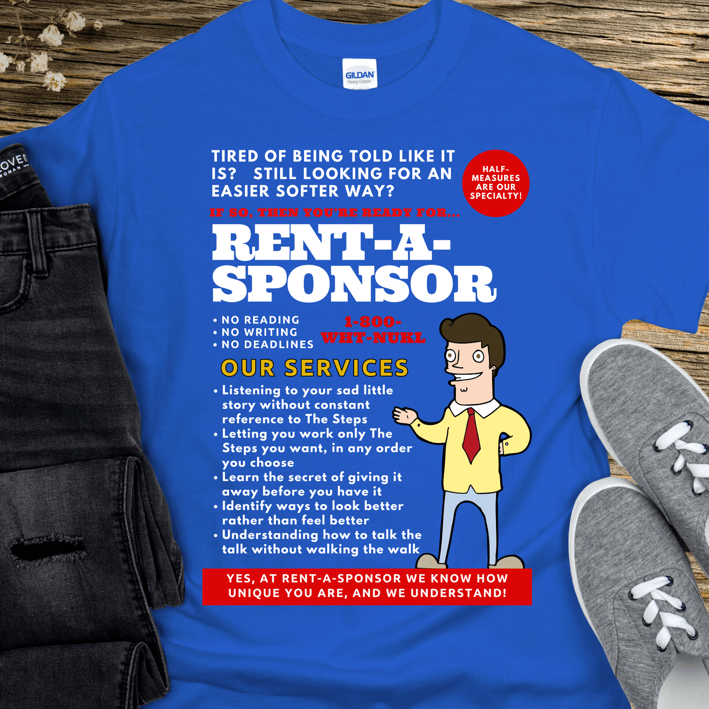 Recovery T-Shirt | Inspiring Sobriety |  Rent-A-Sponsor