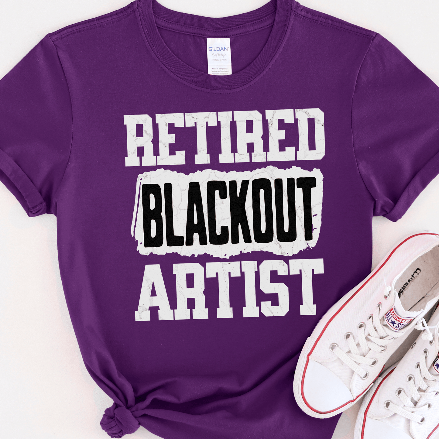 Recovery T-Shirt | Inspiring Sobriety |  Retired Blackout Artist