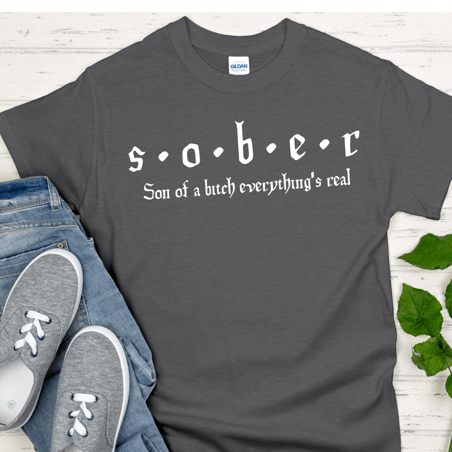 Recovery T-Shirt | Inspiring Sobriety |  S.O.B.E.R.
