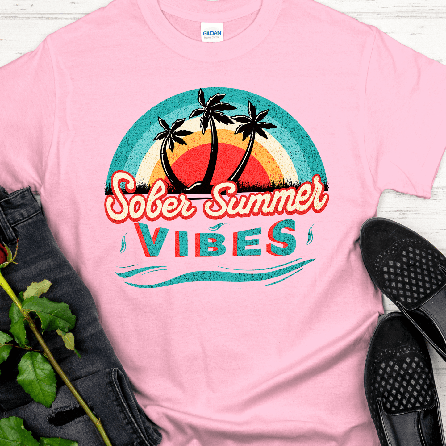 Recovery T-Shirt | Inspiring Sobriety |  Sober Summer Vibes