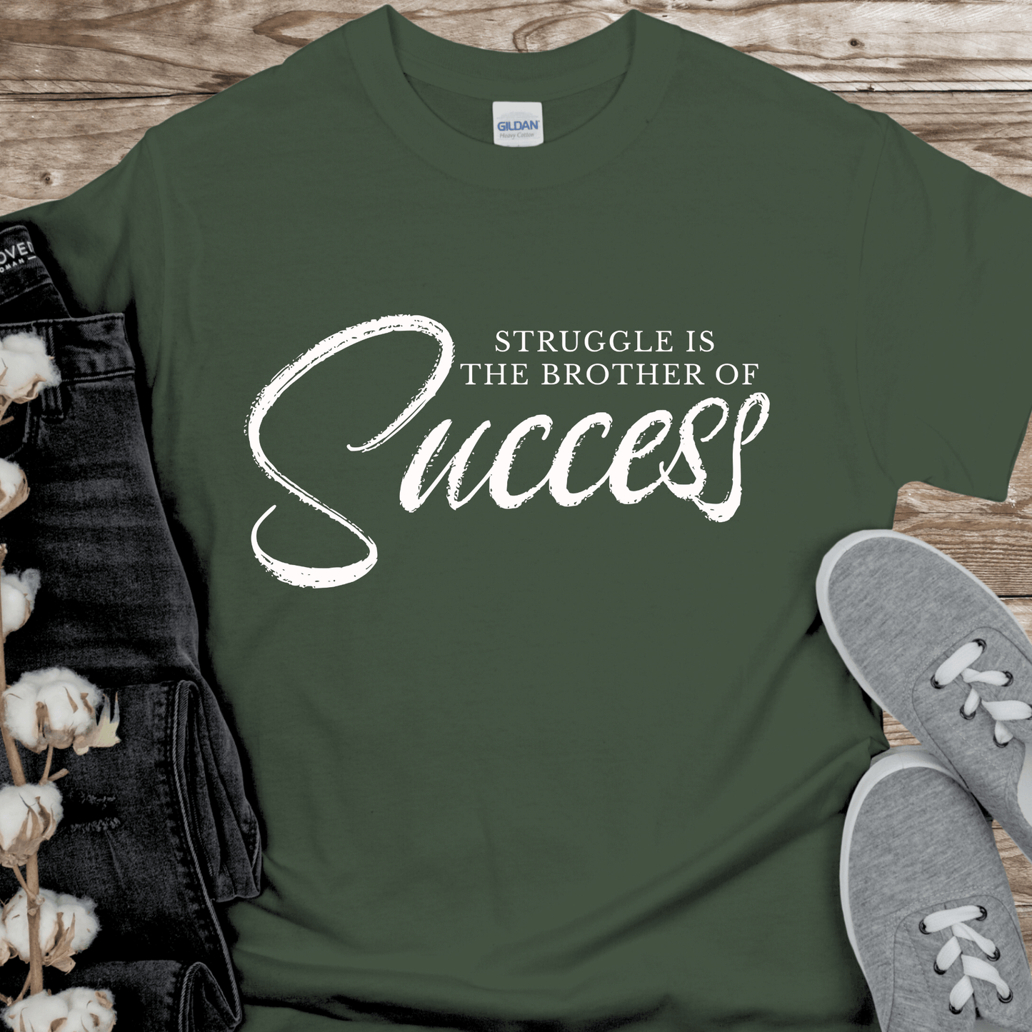 Recovery T-Shirt | Inspiring Sobriety |  Struggle is the Brother of Success