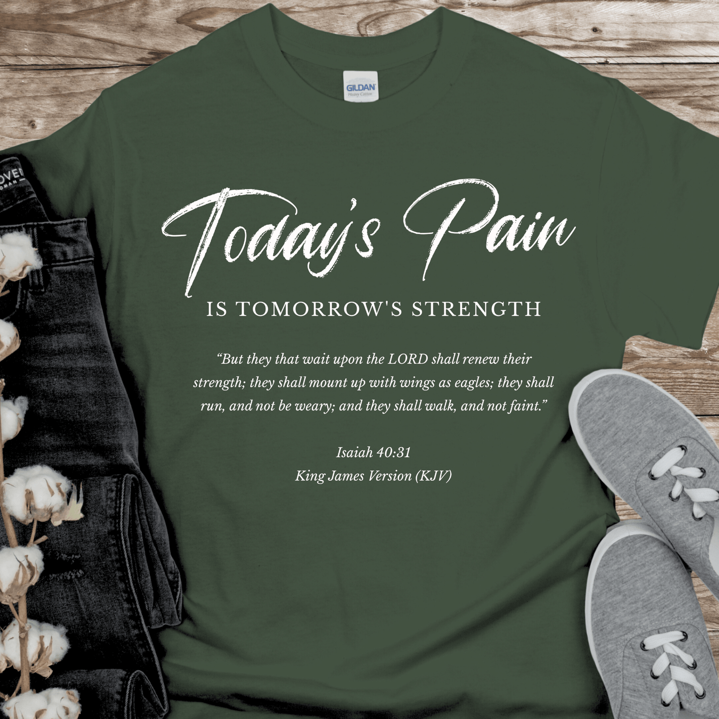 Recovery T-Shirt | Inspiring Sobriety |  Today's Pain Is Tomorrow's Strength