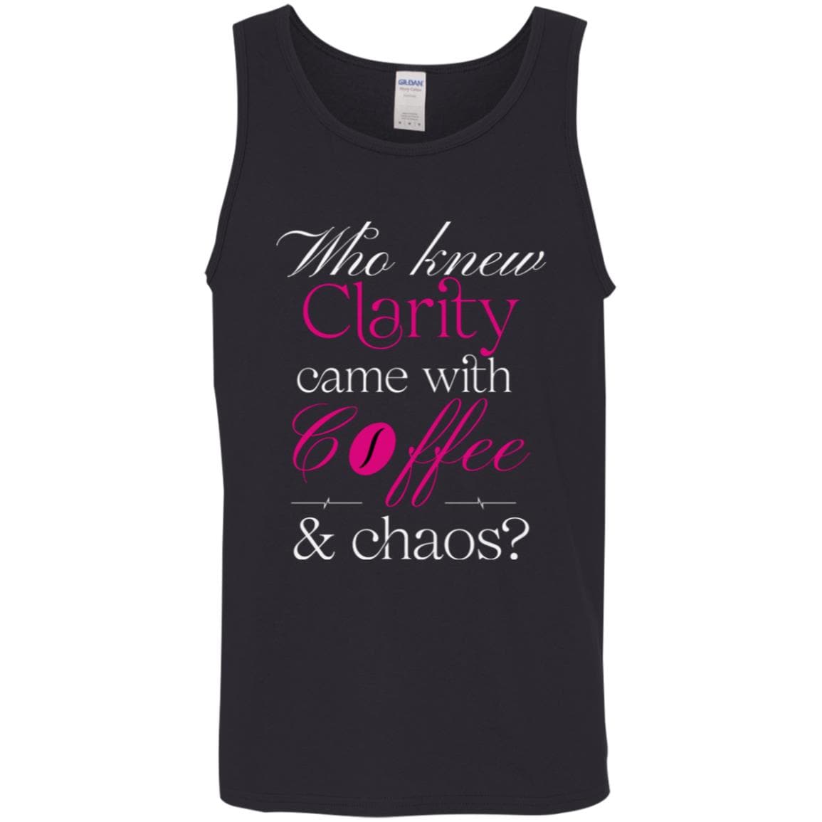 Recovery Unisex Tank | Inspiring Sobriety |  Clarity, Coffee & Chaos
