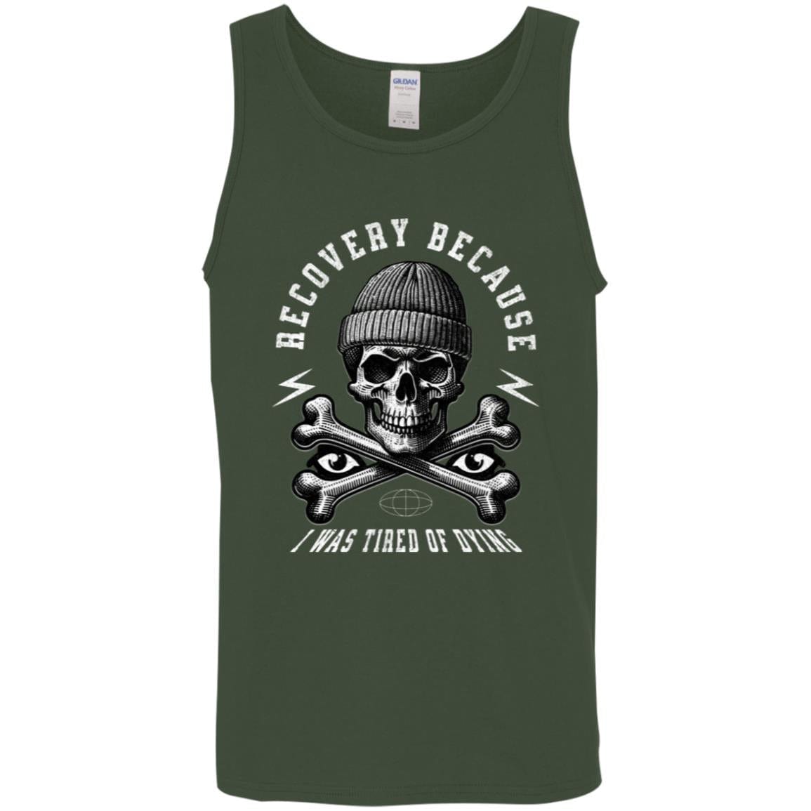 Recovery Unisex Tank | Inspiring Sobriety |  Recovery Because I Was Tired of Dying