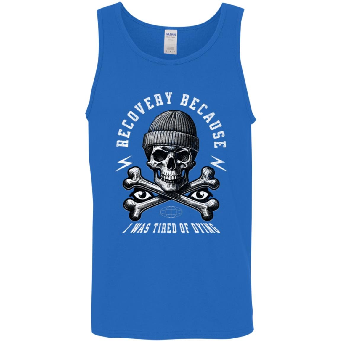 Recovery Unisex Tank | Inspiring Sobriety |  Recovery Because I Was Tired of Dying