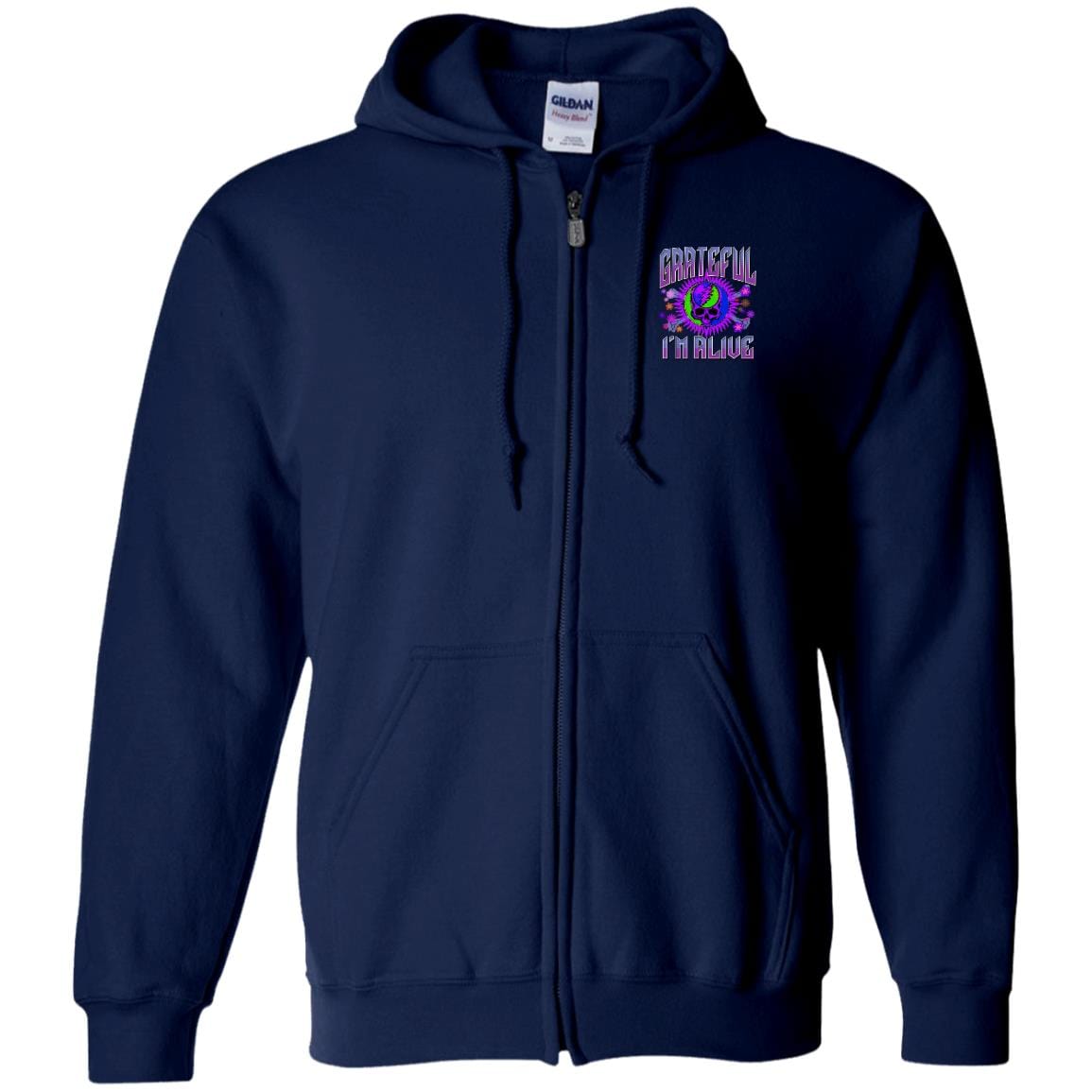 Recovery Zip Hoodie | Inspiring Sobriety |  Grateful I'm Alive