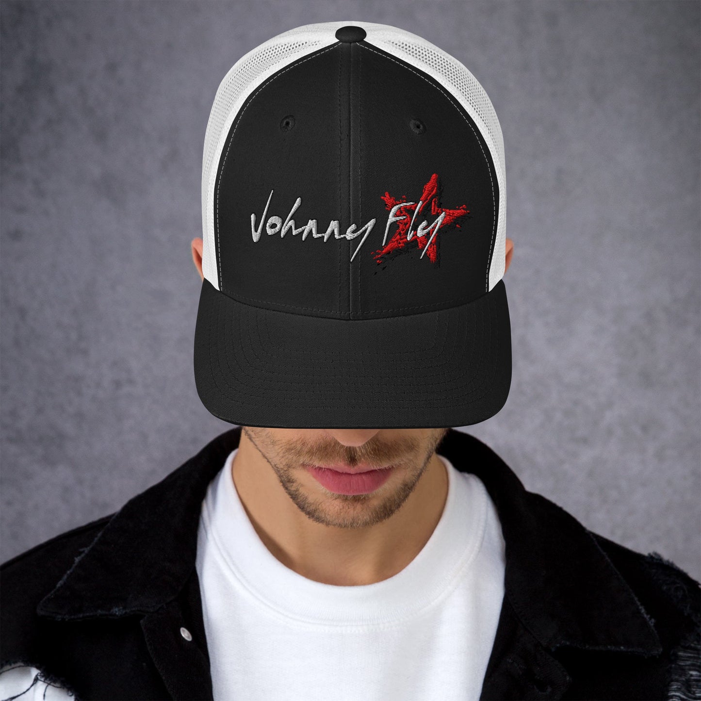 Retro "Star Logo" Meshback Hat