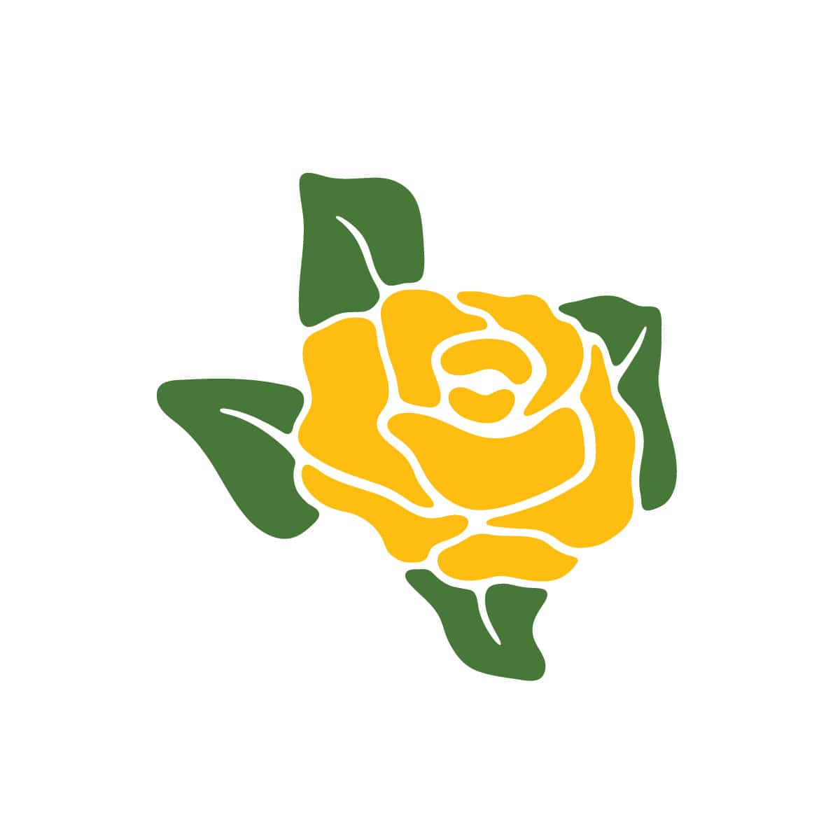 Yellow Rose Temporary Tattoo