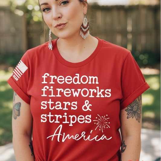 FREEDOM FIREWORKS TEE