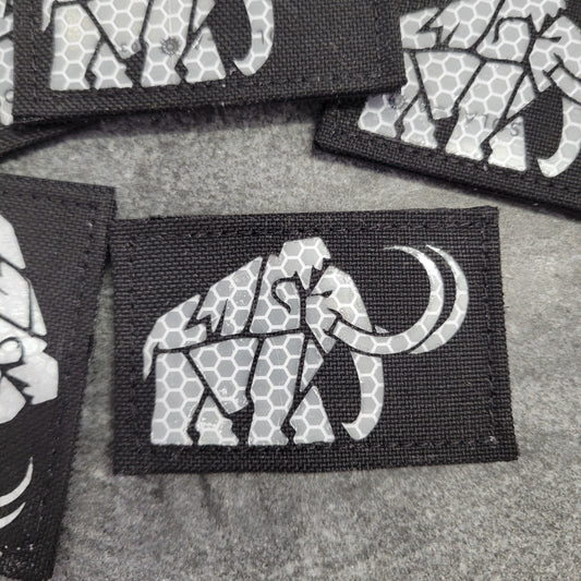Geometric Mammoth Laser Cut Patch