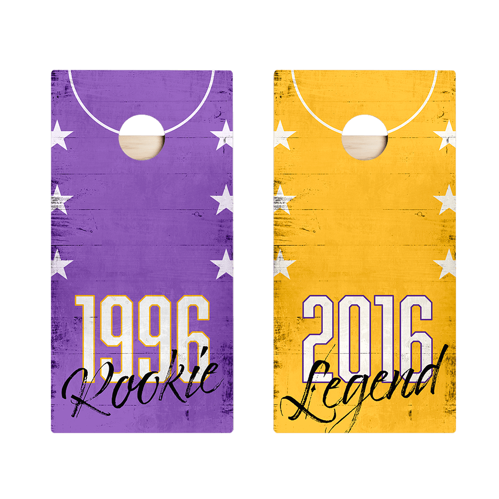 Rookie And Legend Star Cornhole Boards