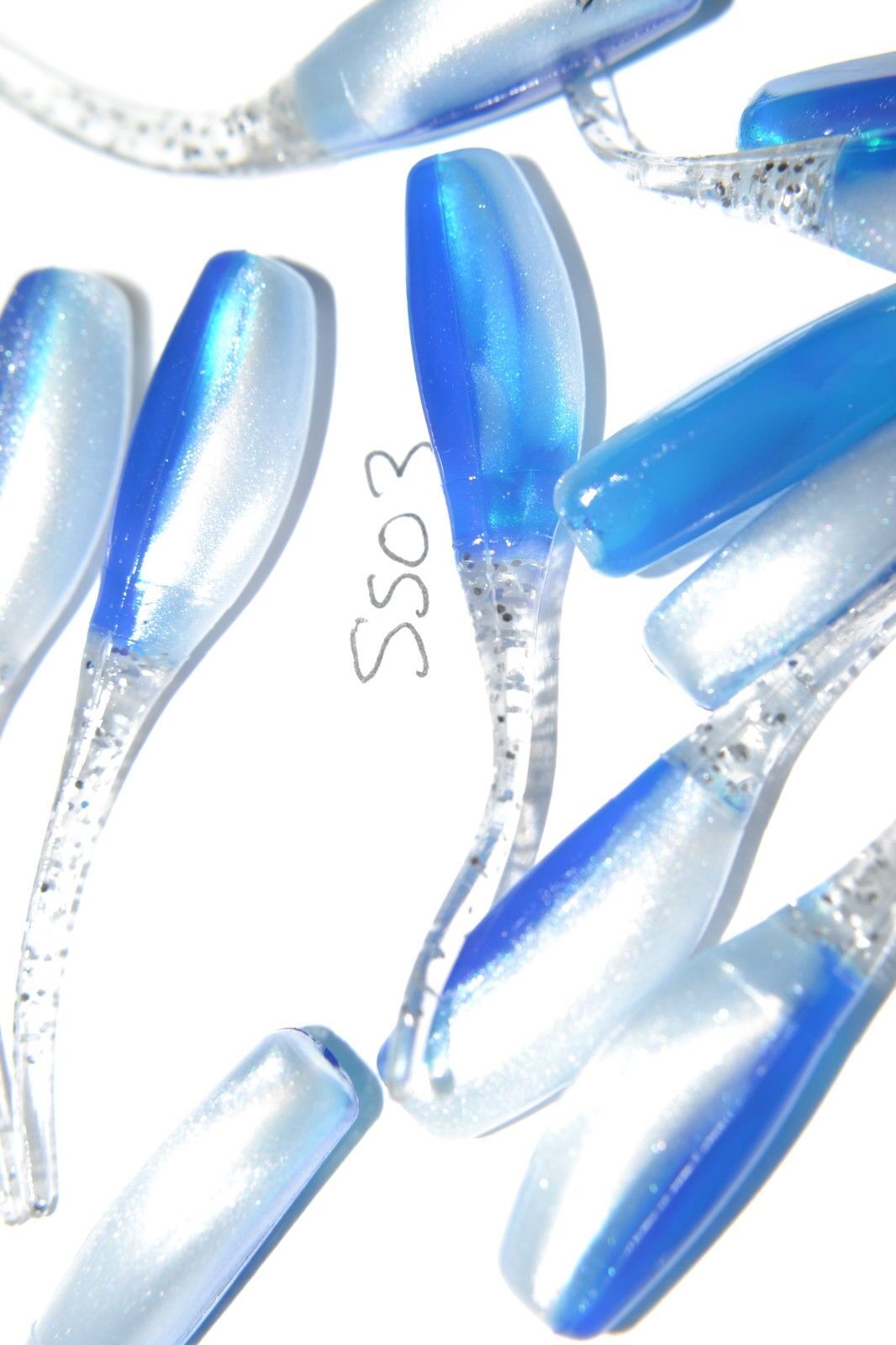 35 pc Stinger Blue Baby Shad Crappie Shad