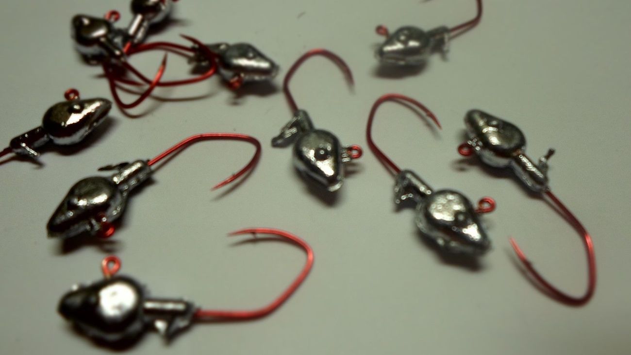 Cam's 2 in1 Kit Combo  [60pc. Hand Painted Assortment "Nasty Bend Hooks" &  All Plastic  Curly Tail & Stinger Shad [Hologram Flake] Assortment Kit