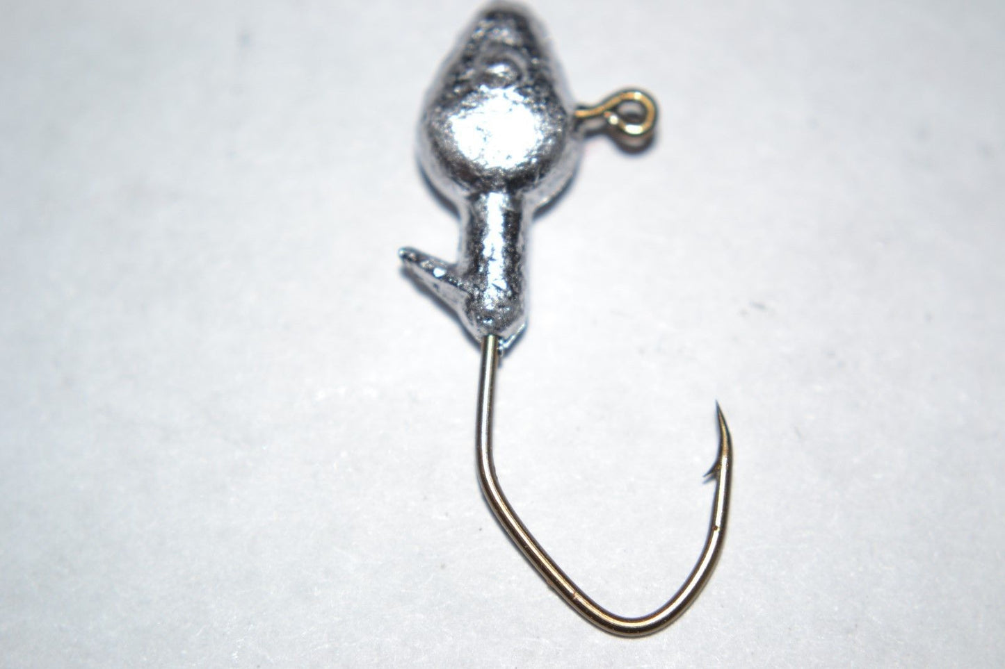 35 pc Cam's 1/16 Minnow Jig Head #2 Bronze(Laser Sharpe) Nasty Bend Hooks Barb Collar