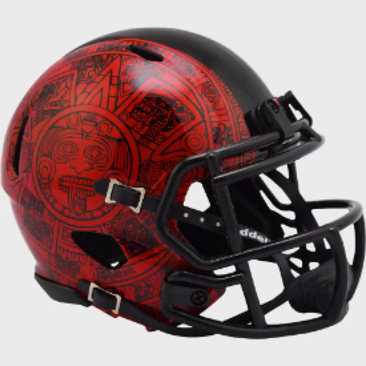 San Diego State Aztecs NCAA Mini Speed Football Helmet Aztec Calendar- NCAA