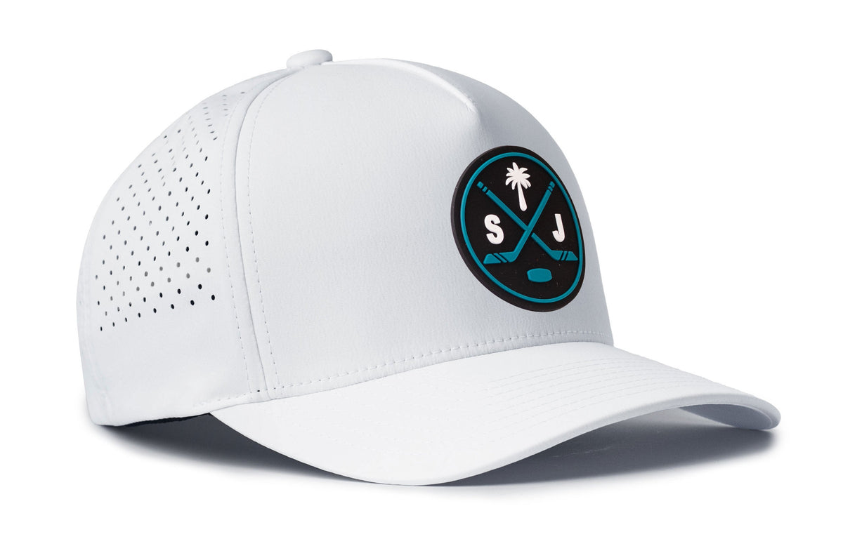 San Jose Hockey Performance 5-Panel Hat  |  SJ X Flexfit Snapback