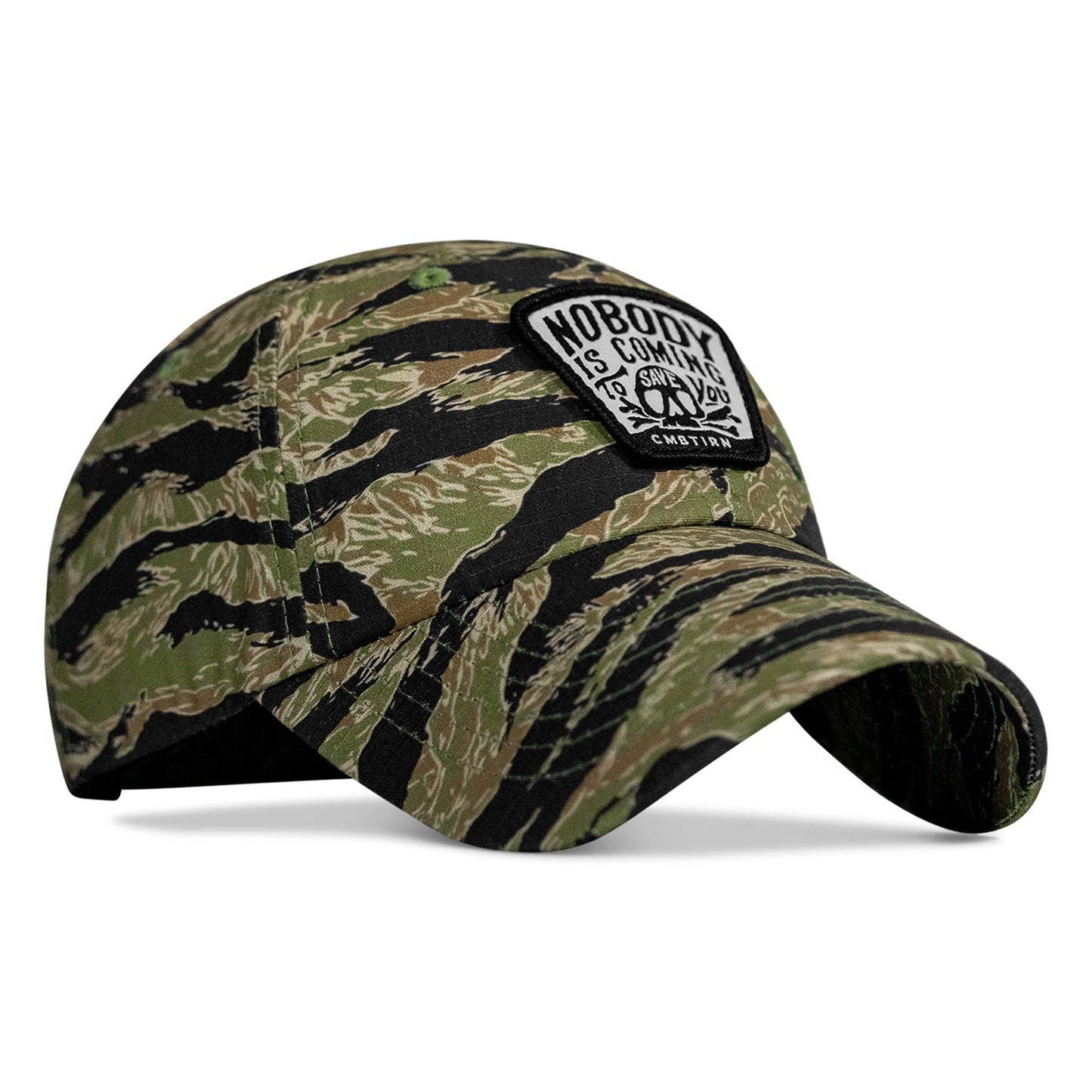 Nobody Is Coming To Save You Skull Patch Ripstop Snapback