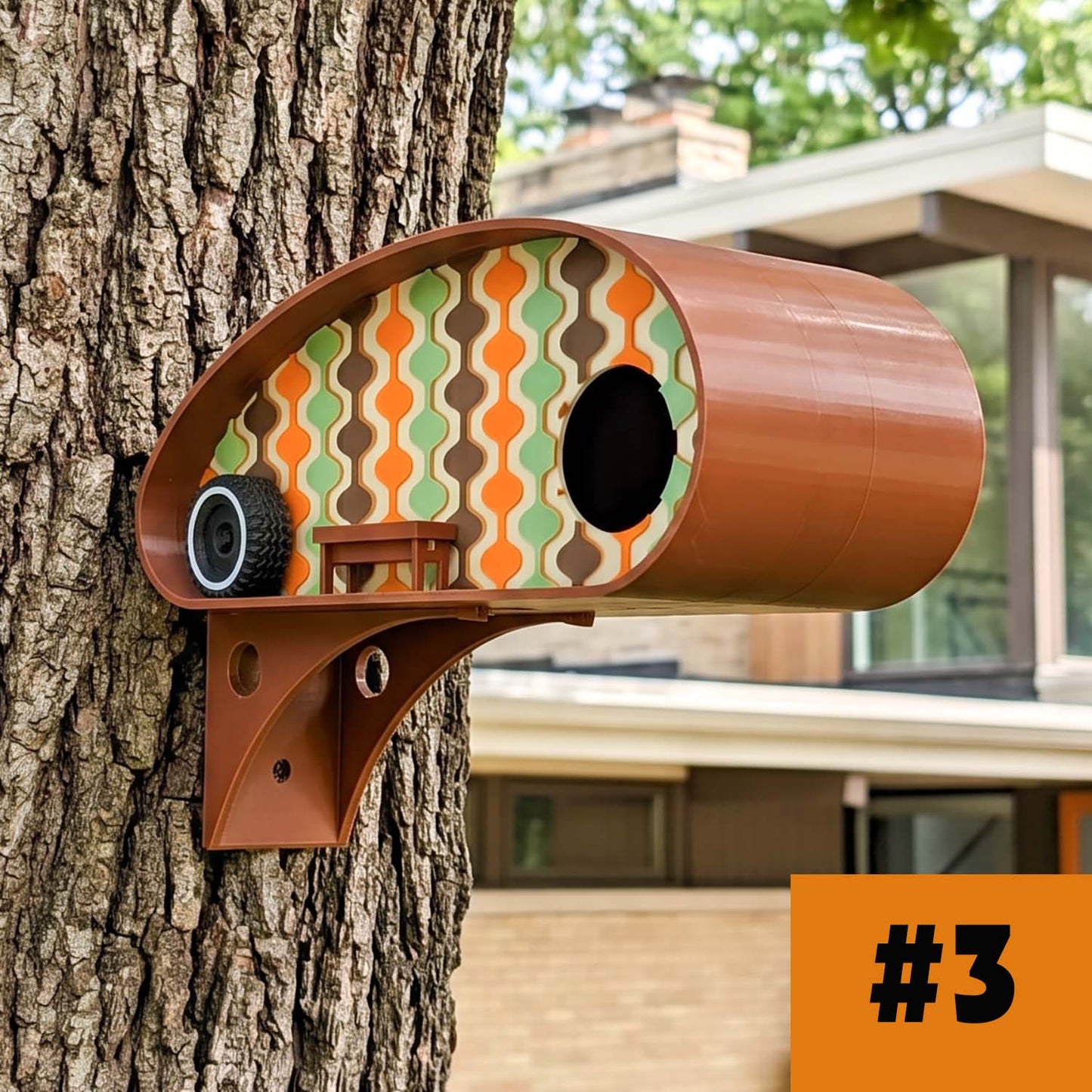 ADG42 Mid-Century Birdhouses | Retro RV Park Collection