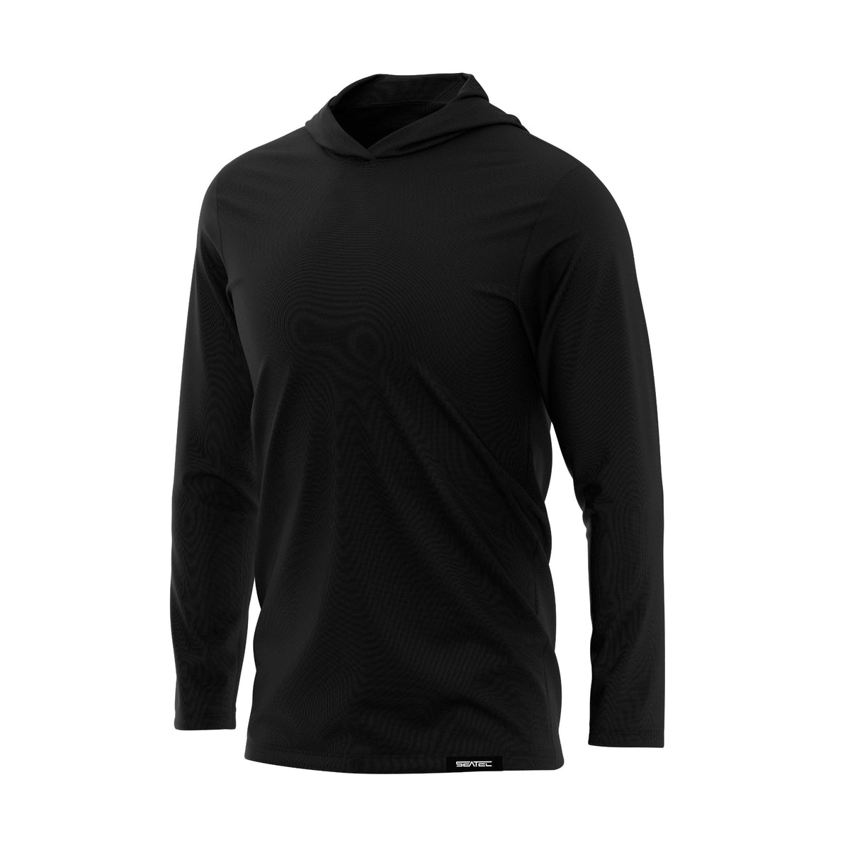 Black Active Hooded Long Sleeve – Men's