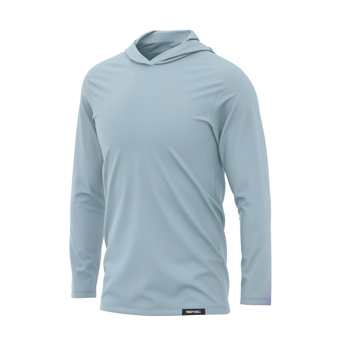 Ice Blue Active Hooded Long Sleeve – Men's