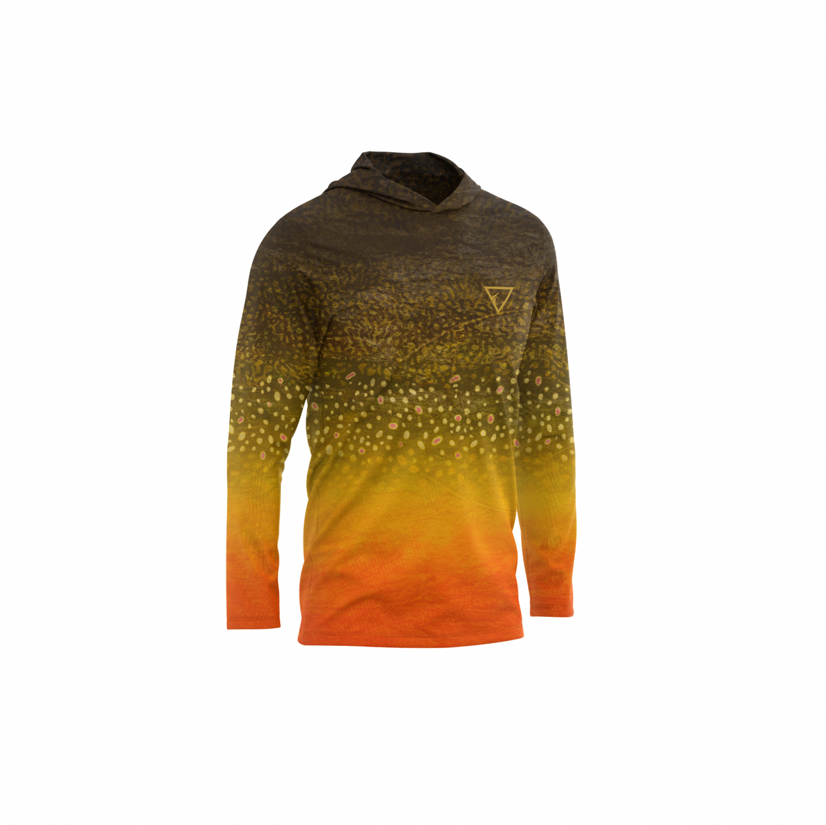 Brook Trout Sport Tec Hooded Long Sleeve - Youth