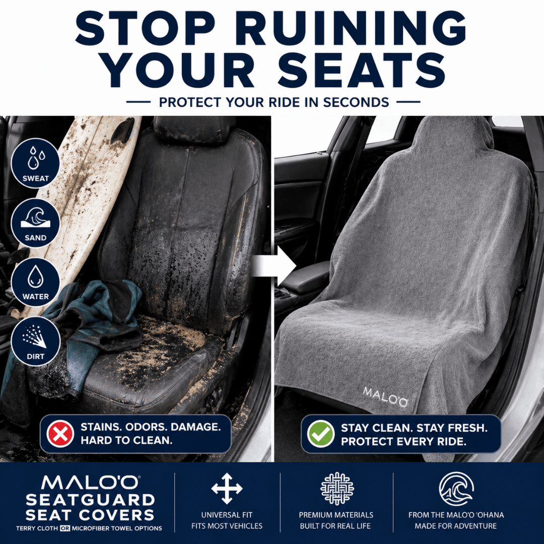 SeatGuard Terry Cloth Car Seat Cover (2-Pack) – Soft, Absorbent Seat Protector for Beach, Gym & Travel