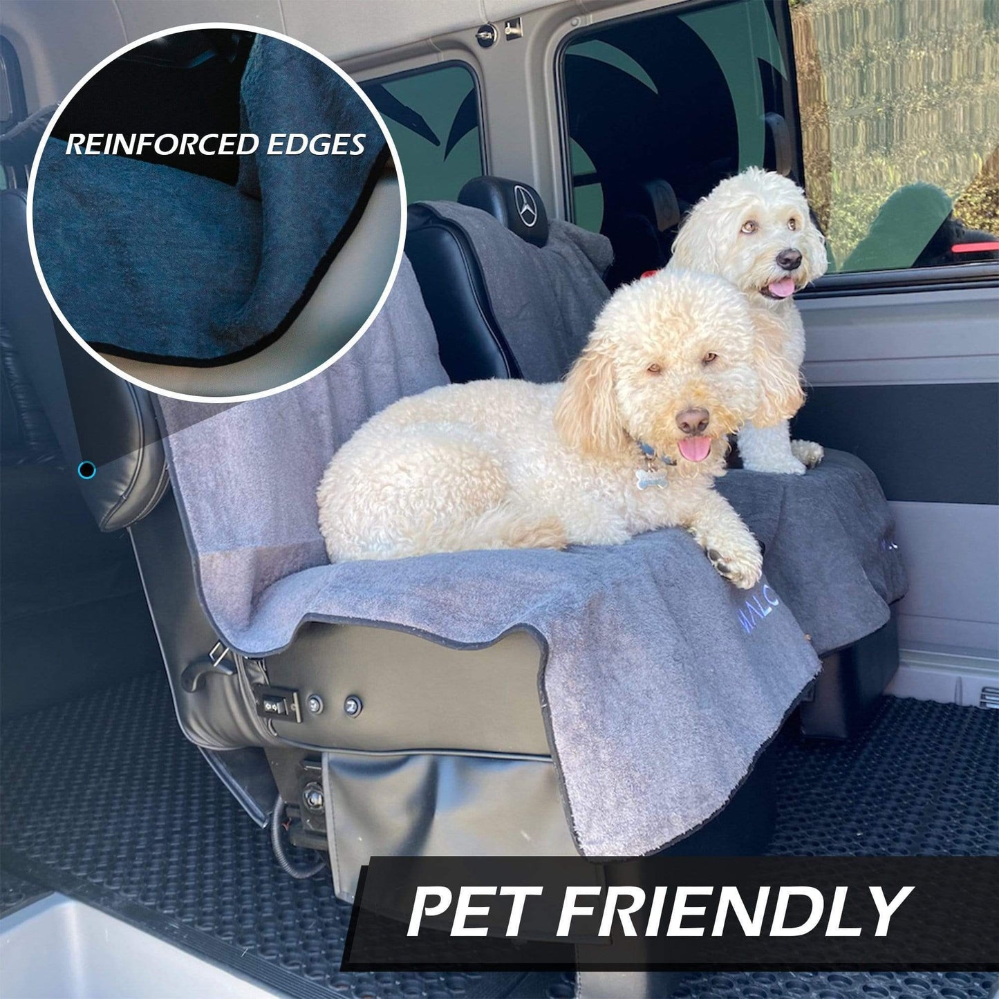 SeatGuard Terry Cloth Car Seat Cover (2-Pack) – Soft, Absorbent Seat Protector for Beach, Gym & Travel