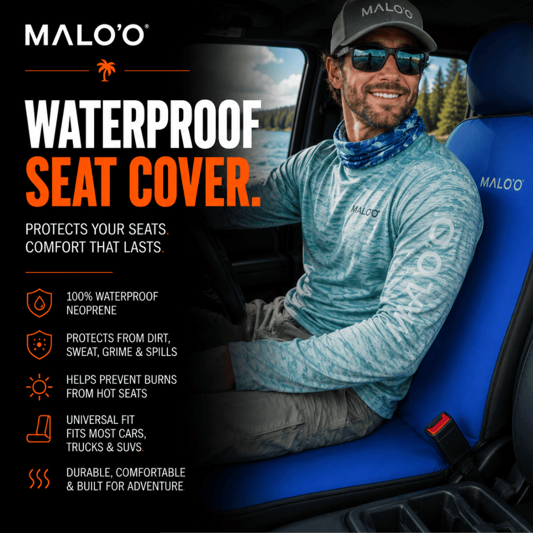 SeatGuard Waterproof Car Seat Cover (2-Pack) – Durable Seat Protector for Beach, Gym & Pets