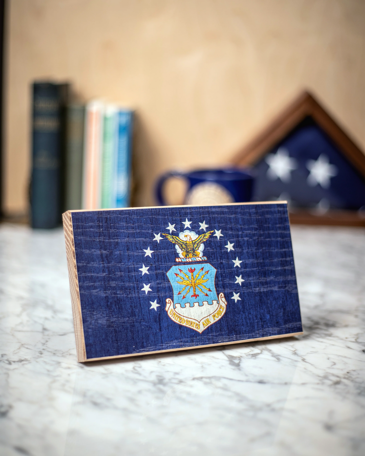 Collective - Air Force Wooden Desk Flag