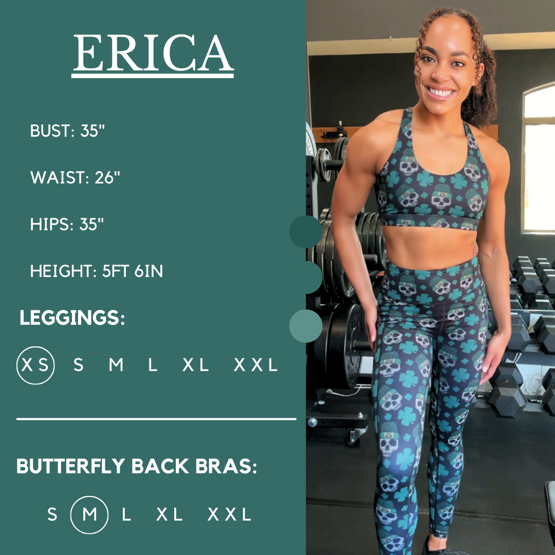 Shamrock Skulls Leggings