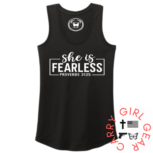 SHE IS FEARLESS TANK TOP