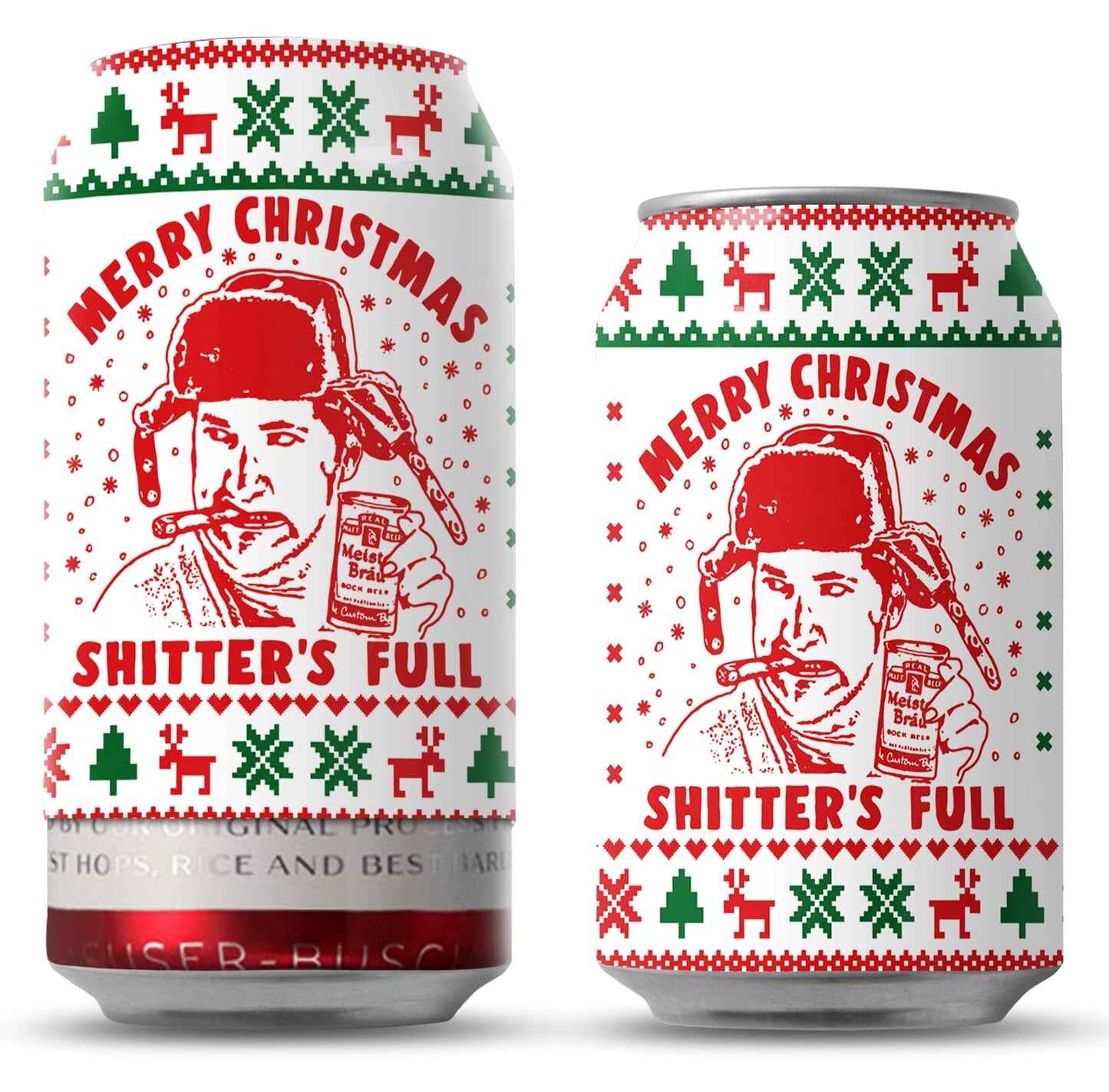 Christmas Beersy Can Covers (GLOW IN THE DARK)