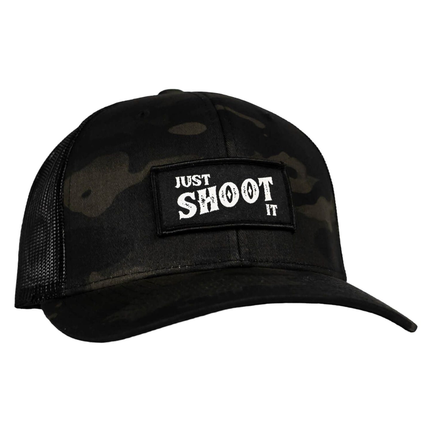 Just Shoot It Patch Snapback Hat