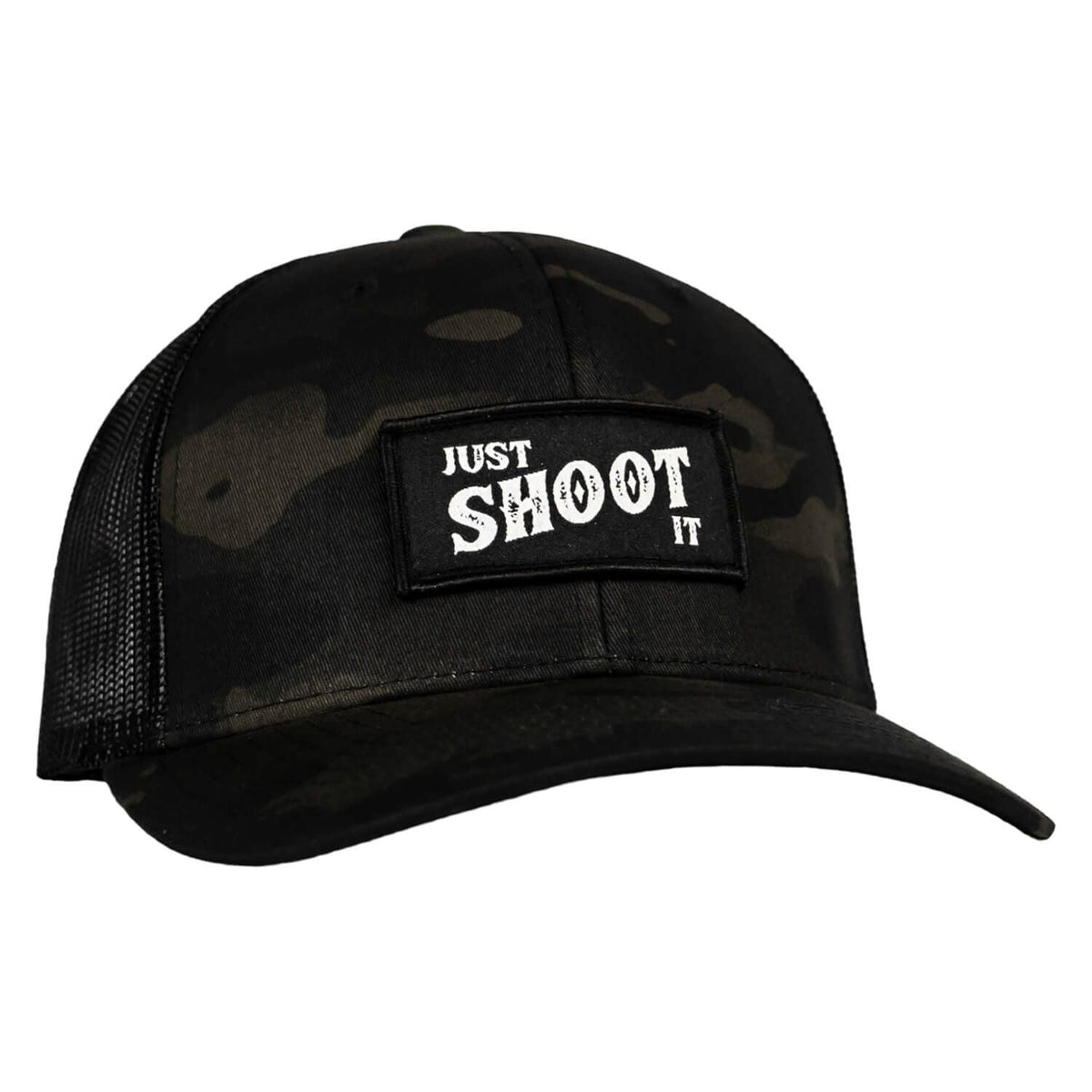Just Shoot It Patch Snapback Hat