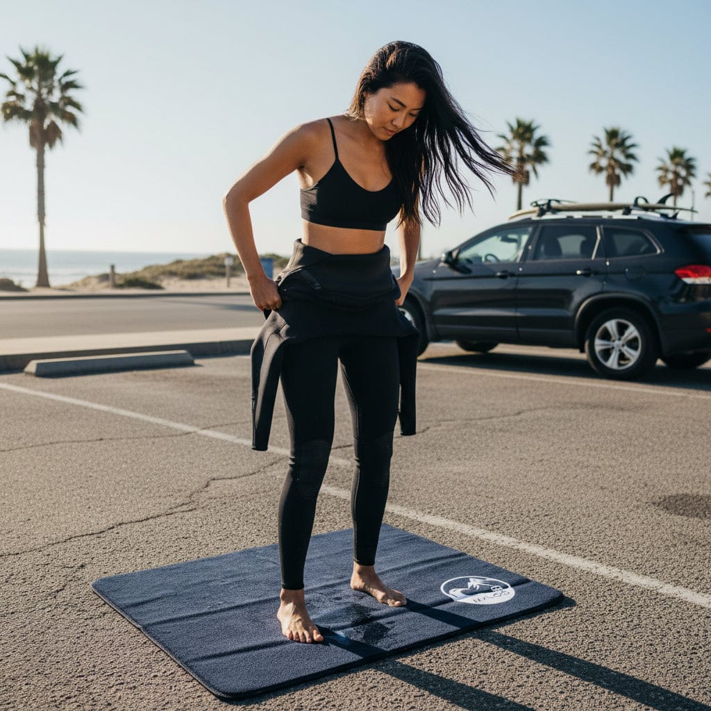 Malo'o Shoreline Changing Mat – Quick-Dry Surf Changing Mat for Beach & Travel