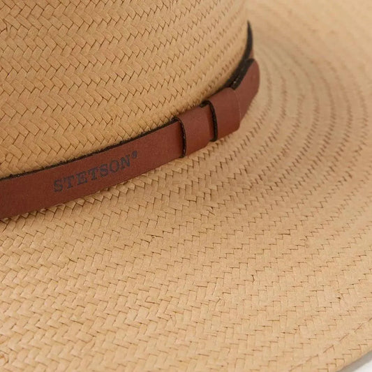 Stetson Limestone - Panama Straw Fedora Hat