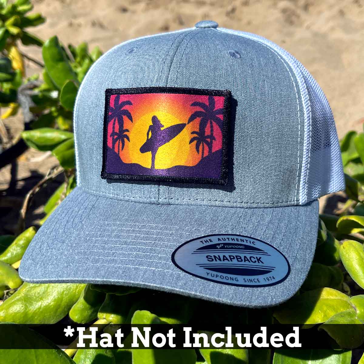 Surfer At Sunset - Female - Removable Patch