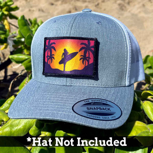 Surfer At Sunset - Female - Removable Patch