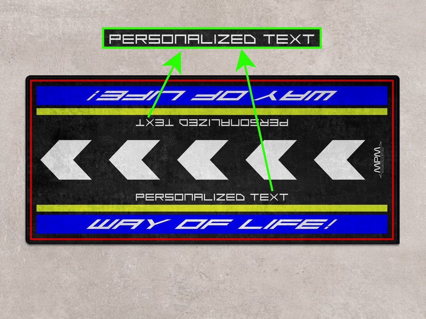 MPM Motorcycle Mat for Suzuki Motorsport - MM7125