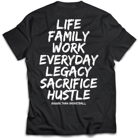 Basketball is Life - T-Shirt - Black