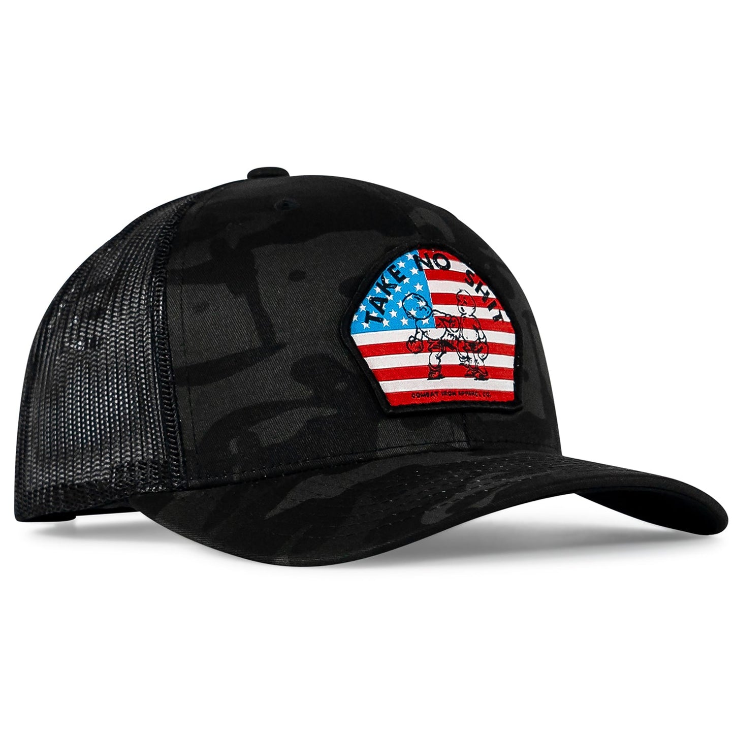 Take No Shit American Flag Patch SnapBack